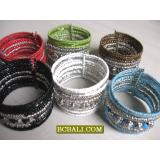 Cuff Bracelets Beads Free Shipping Package